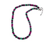 Moniv&auml;rinen rondelli-kaulakoru 12